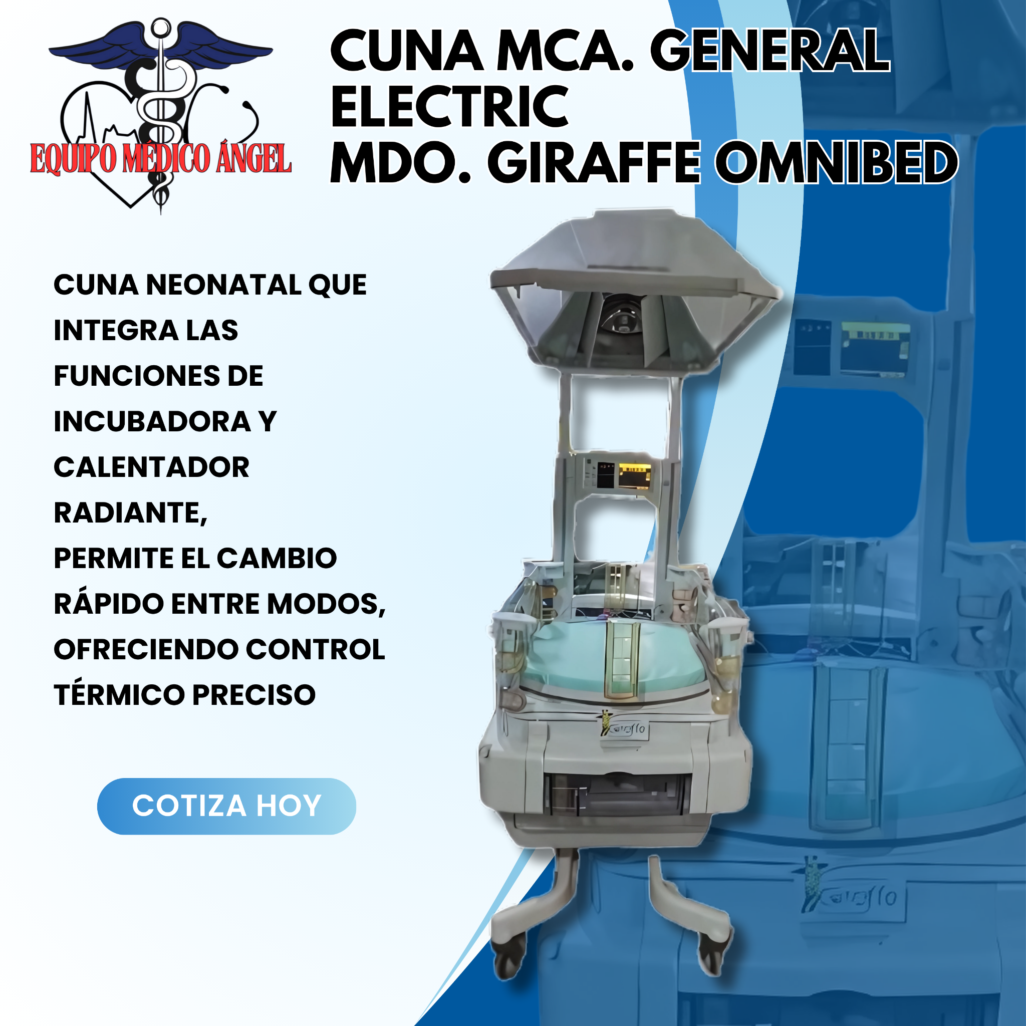 Somos Equipo Medico Angel Facebook ad: Equipa tu clínica con la seguridad y precisión…