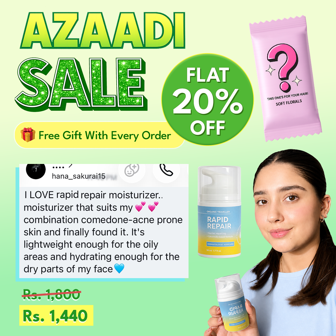 Organic Traveller - Skincare Facebook ad