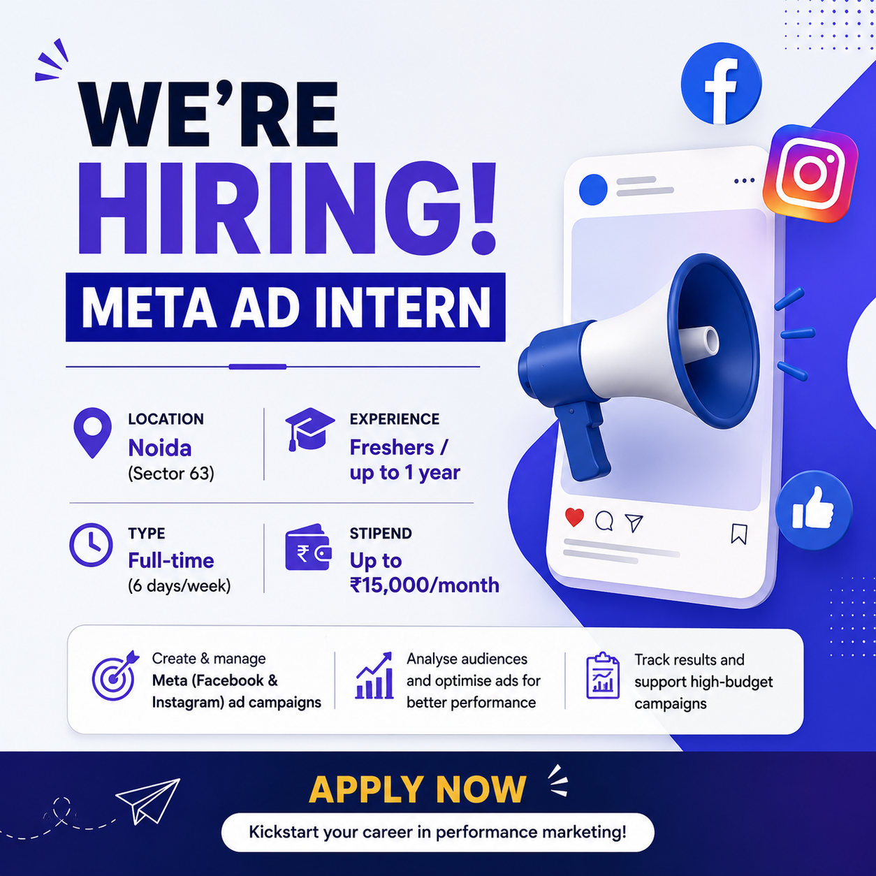 Aajneeti Career Facebook ad: Apply for the Role Today!