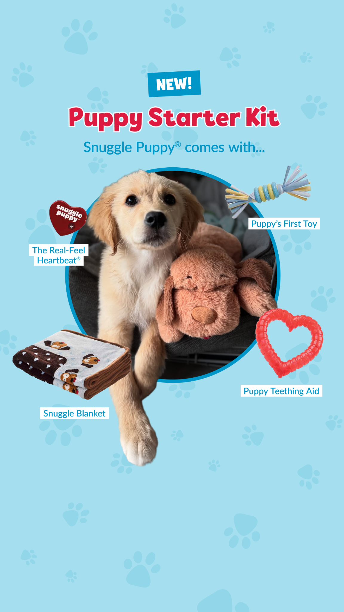 Original Snuggle Puppy Facebook ad