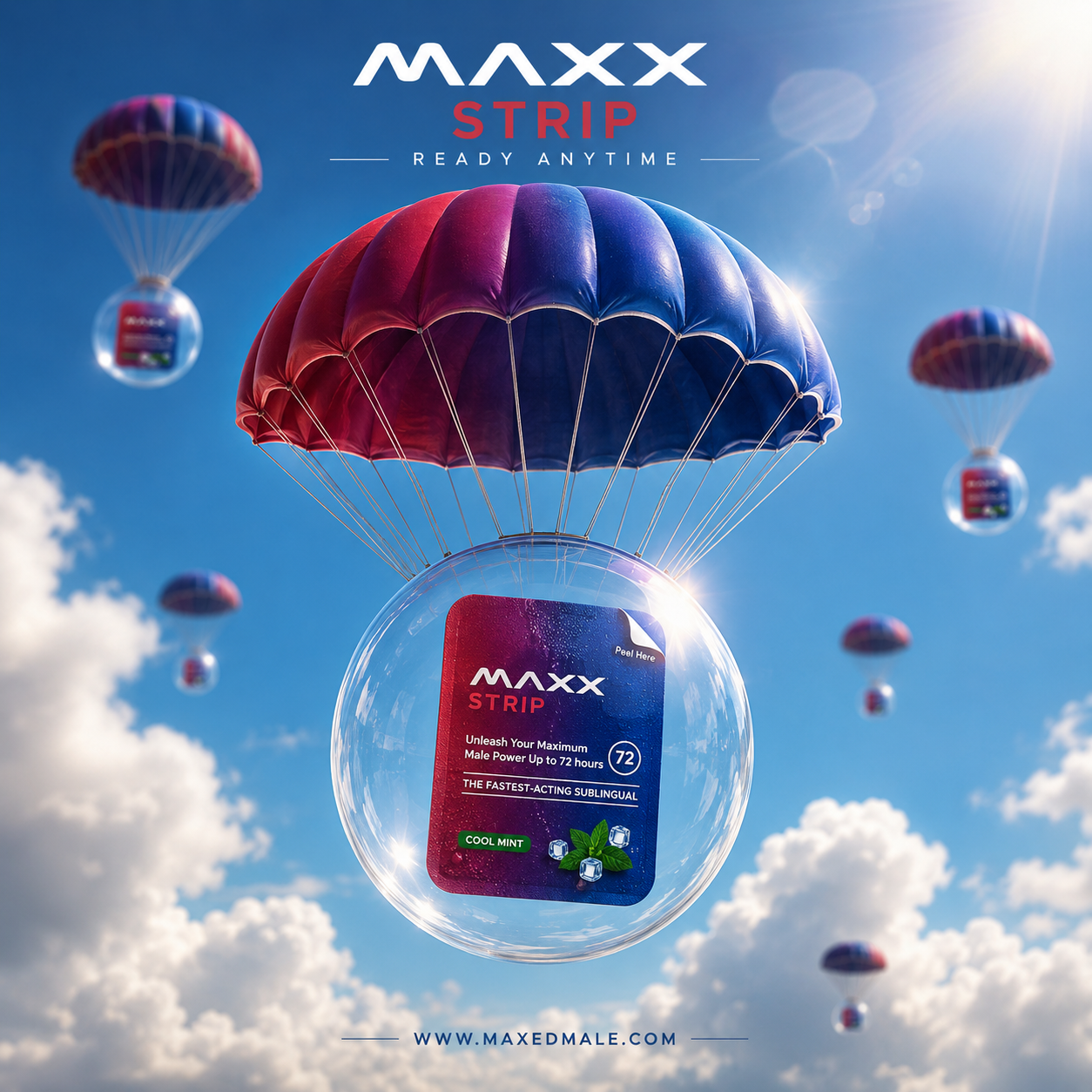 Maxedmale Wellness Supplements Facebook ad: Become an Official Wholesale Partner