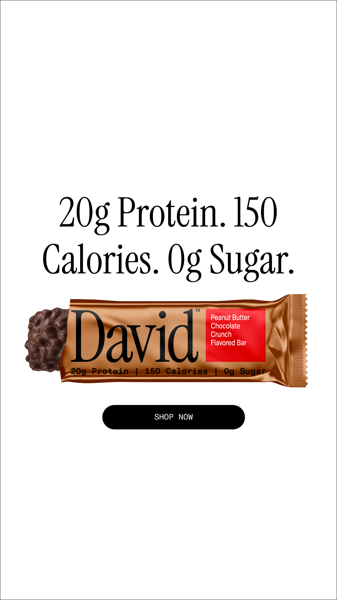 David Protein Facebook ad
