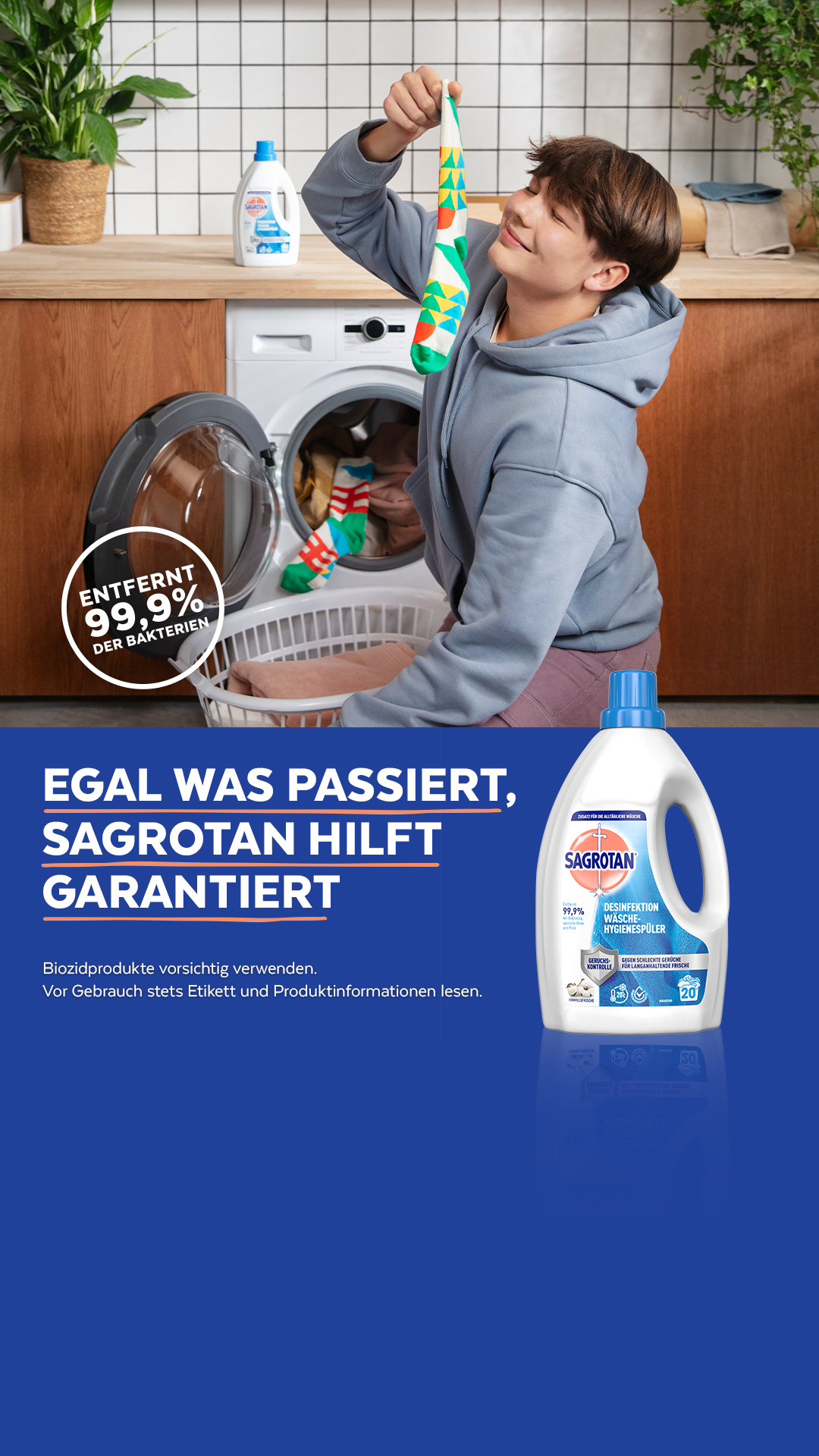 Sagrotan Deutschland Facebook ad from Jan 13, 2026