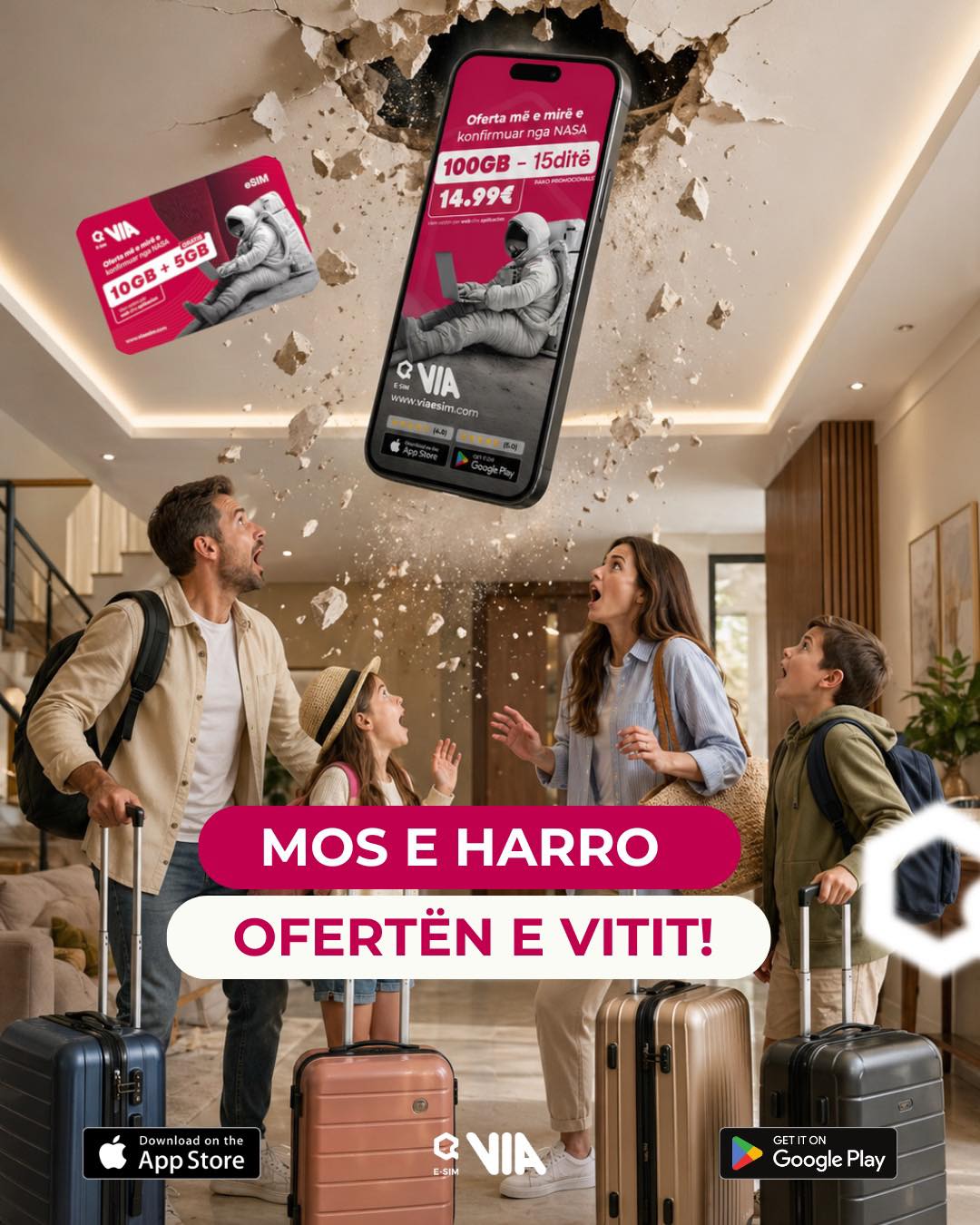 VIA eSIM Facebook ad