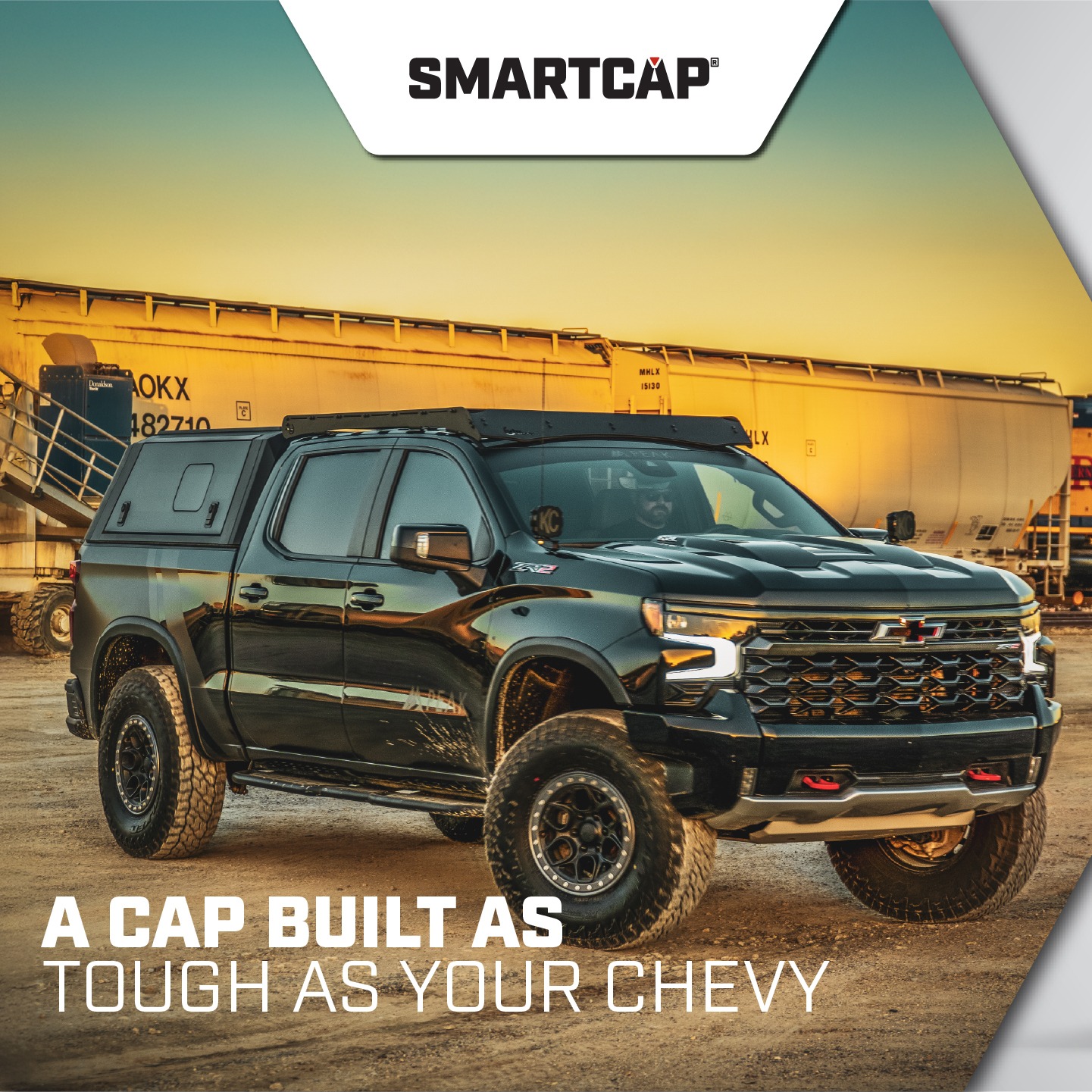 SmartCap Facebook ad: The world’s first modular stainless steel truck cap…