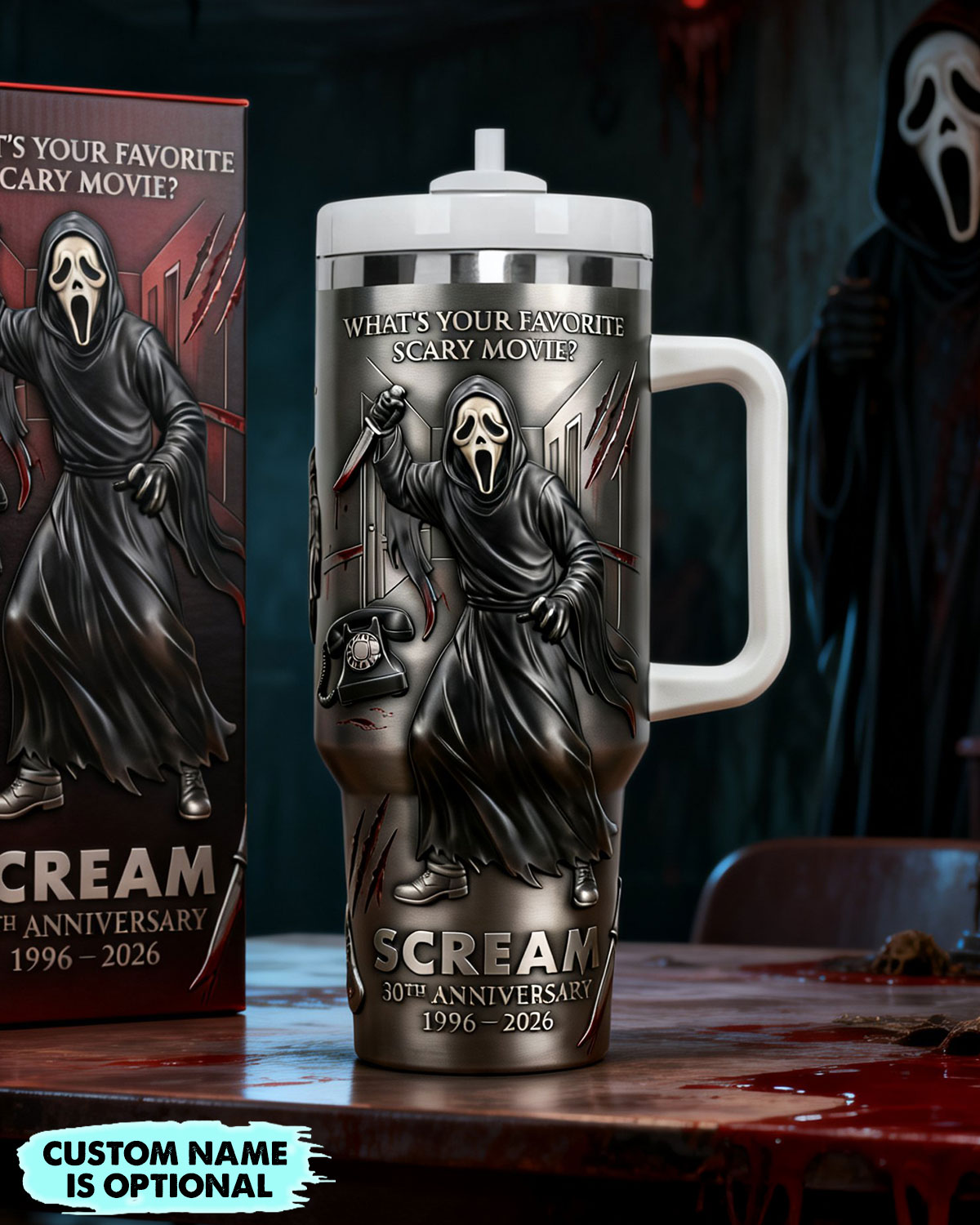 Family Is Forever Facebook ad: 30th Anniversary Horror 40oz Tumbler - Personalized Gift…