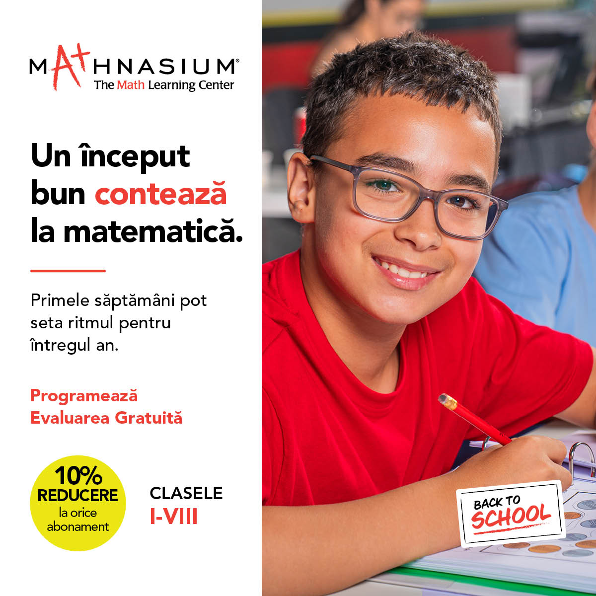 Mathnasium Aviației Facebook ad: Află mai multe