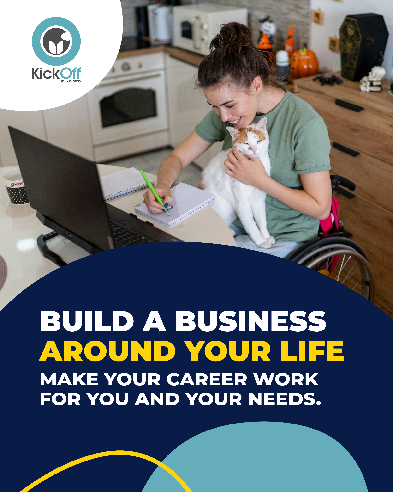 Kick Off in Business Facebook ad