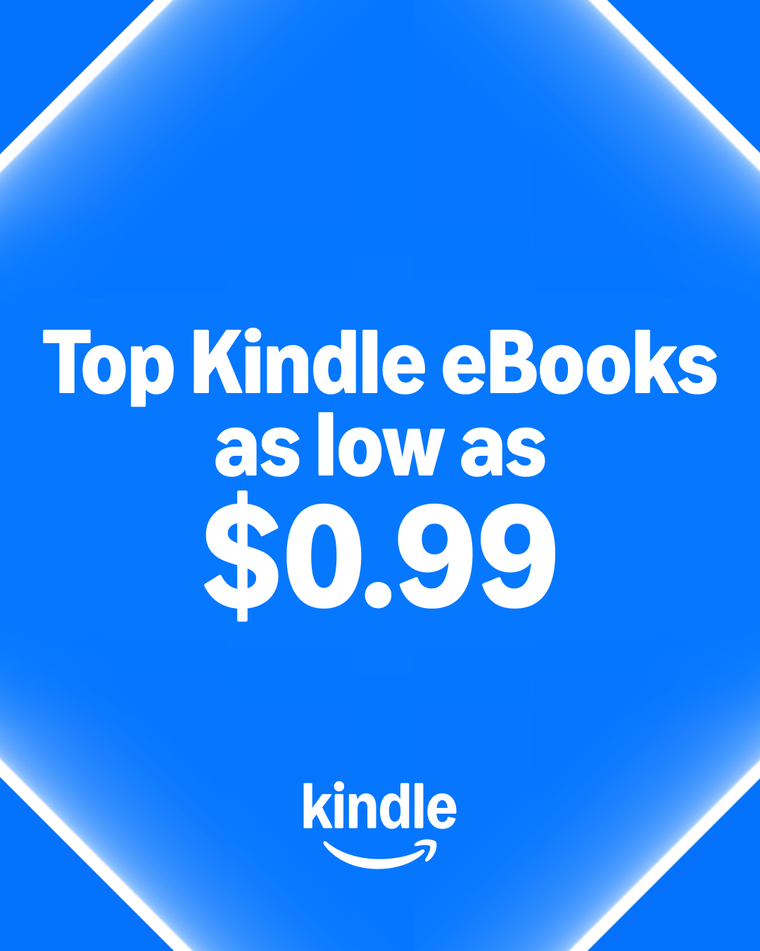 Amazon Kindle Facebook ad