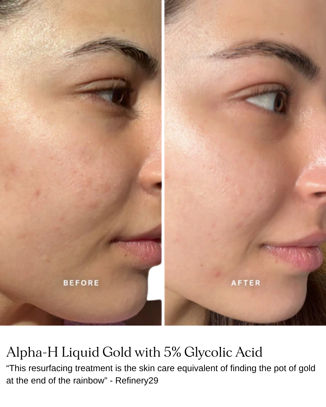 Alpha-H Facebook ad: Wake Up Glowing