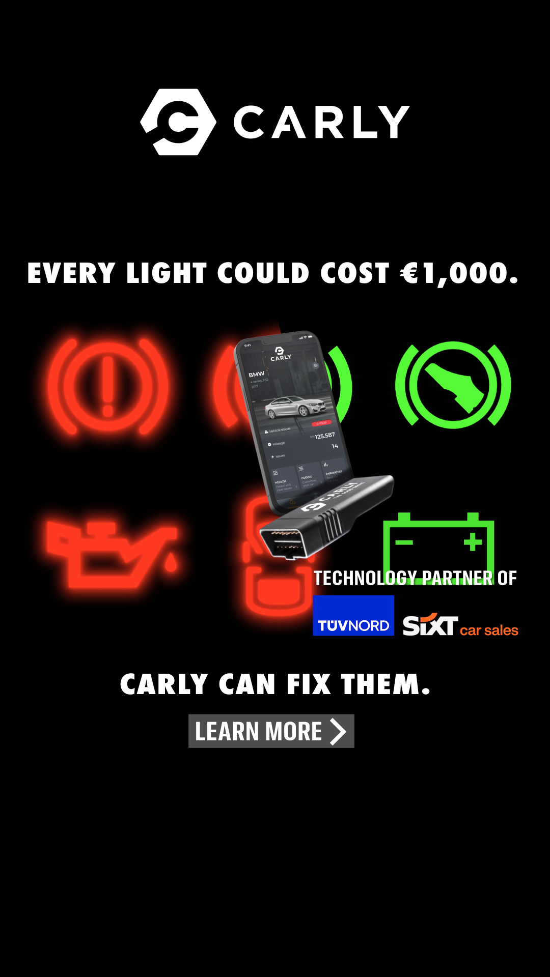 Carly - Connected Car Facebook ad