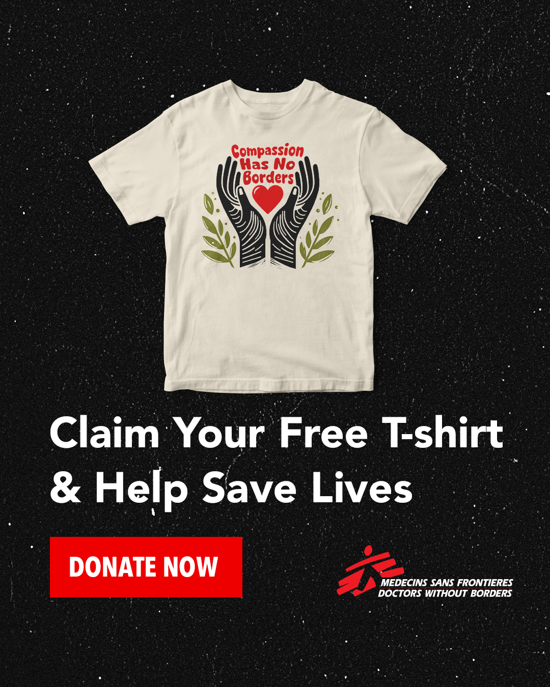 Doctors Without Borders/Médecins Sans Frontières (MSF) Facebook ad