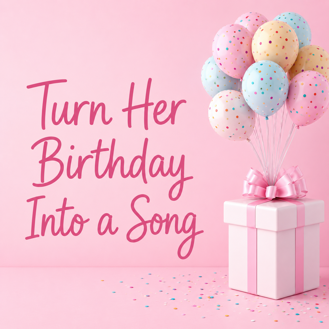 Custom Song Gift Facebook ad
