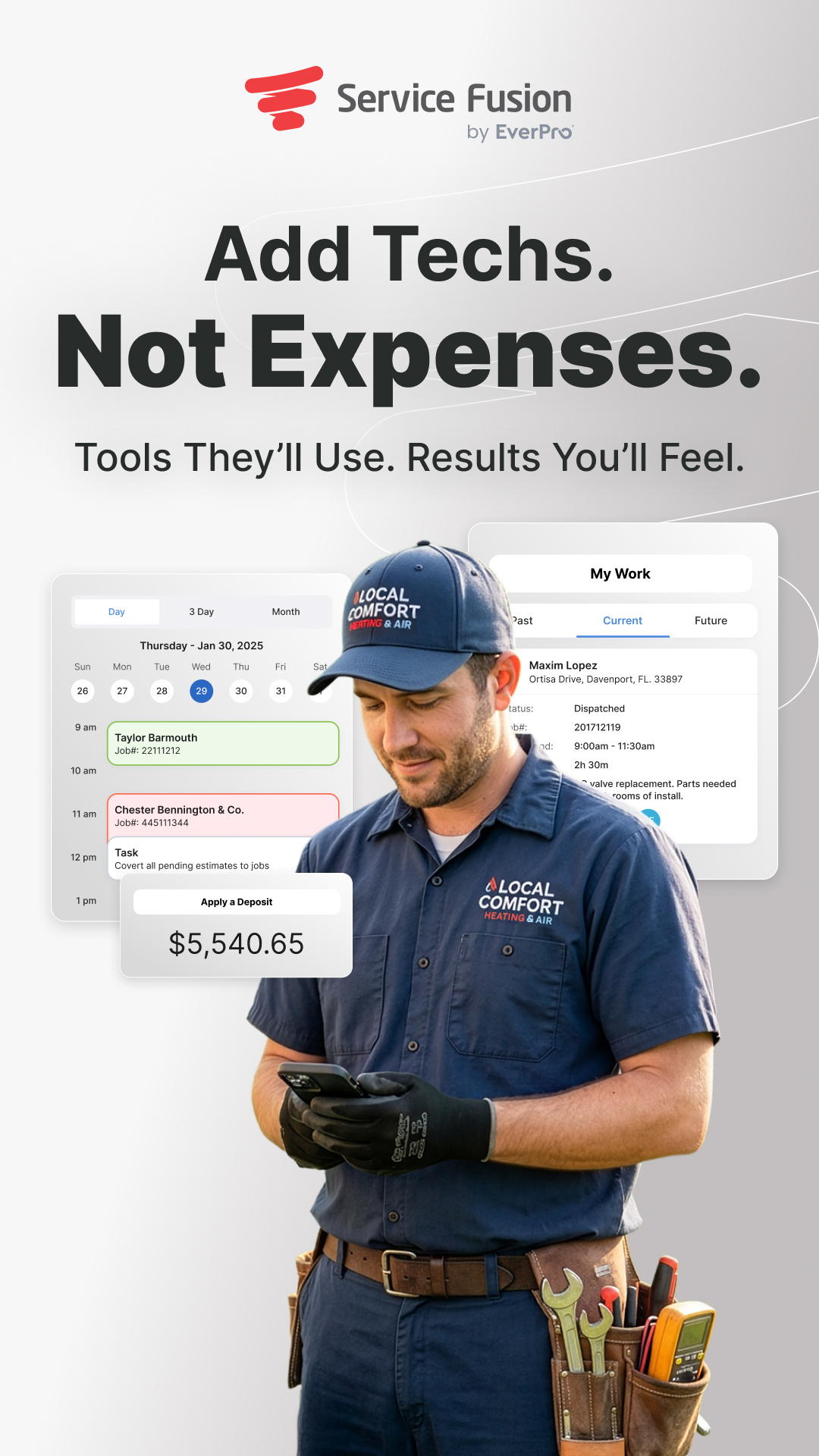 Service Fusion Facebook ad