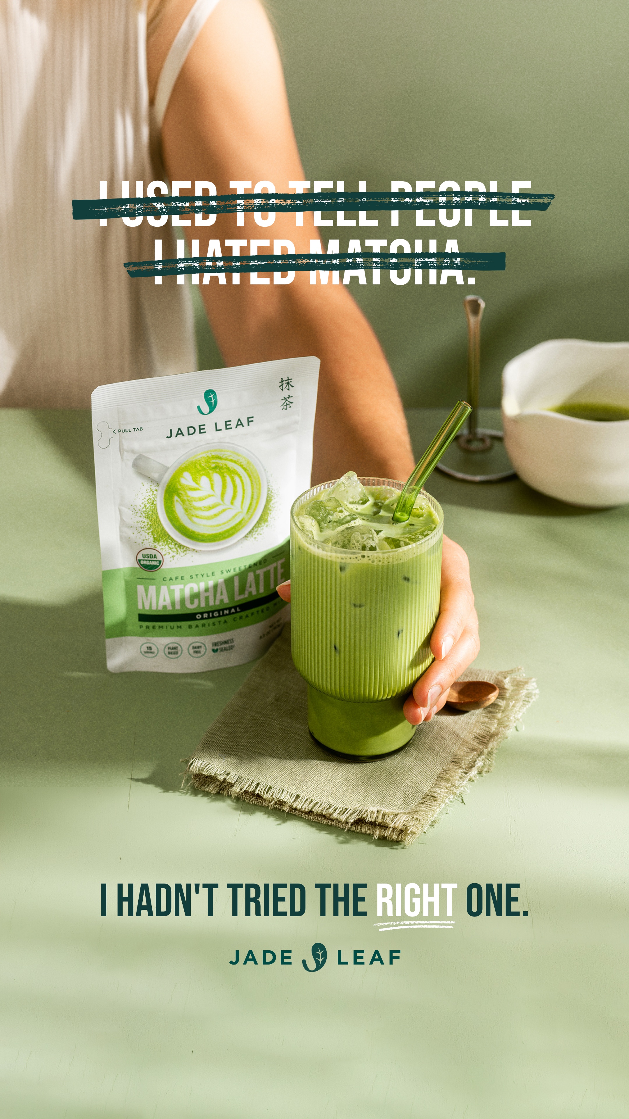 Jade Leaf Matcha Facebook ad
