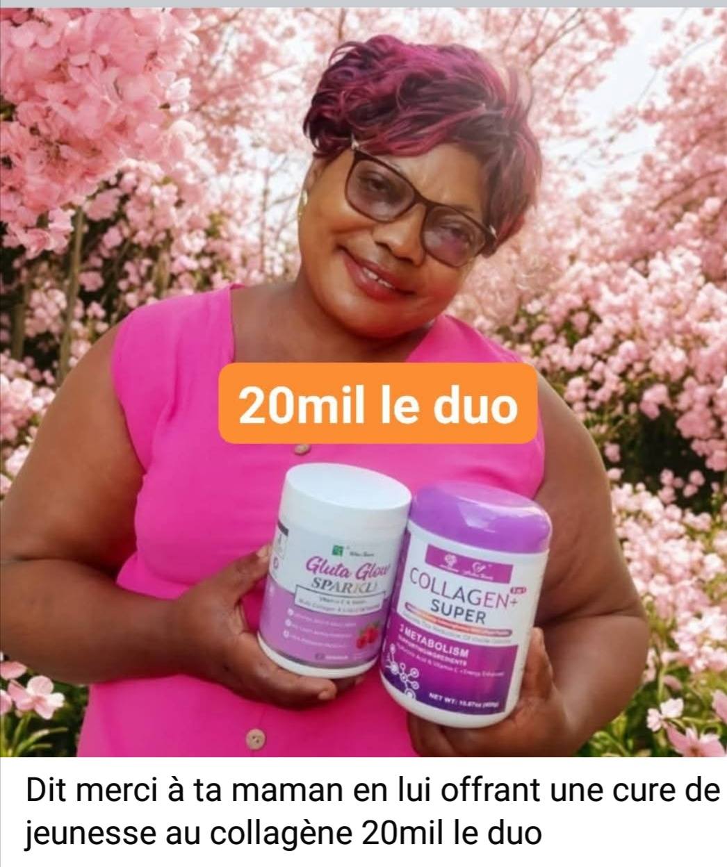 Elise Store Facebook ad: Colla_,gène + Gluta_.thione
