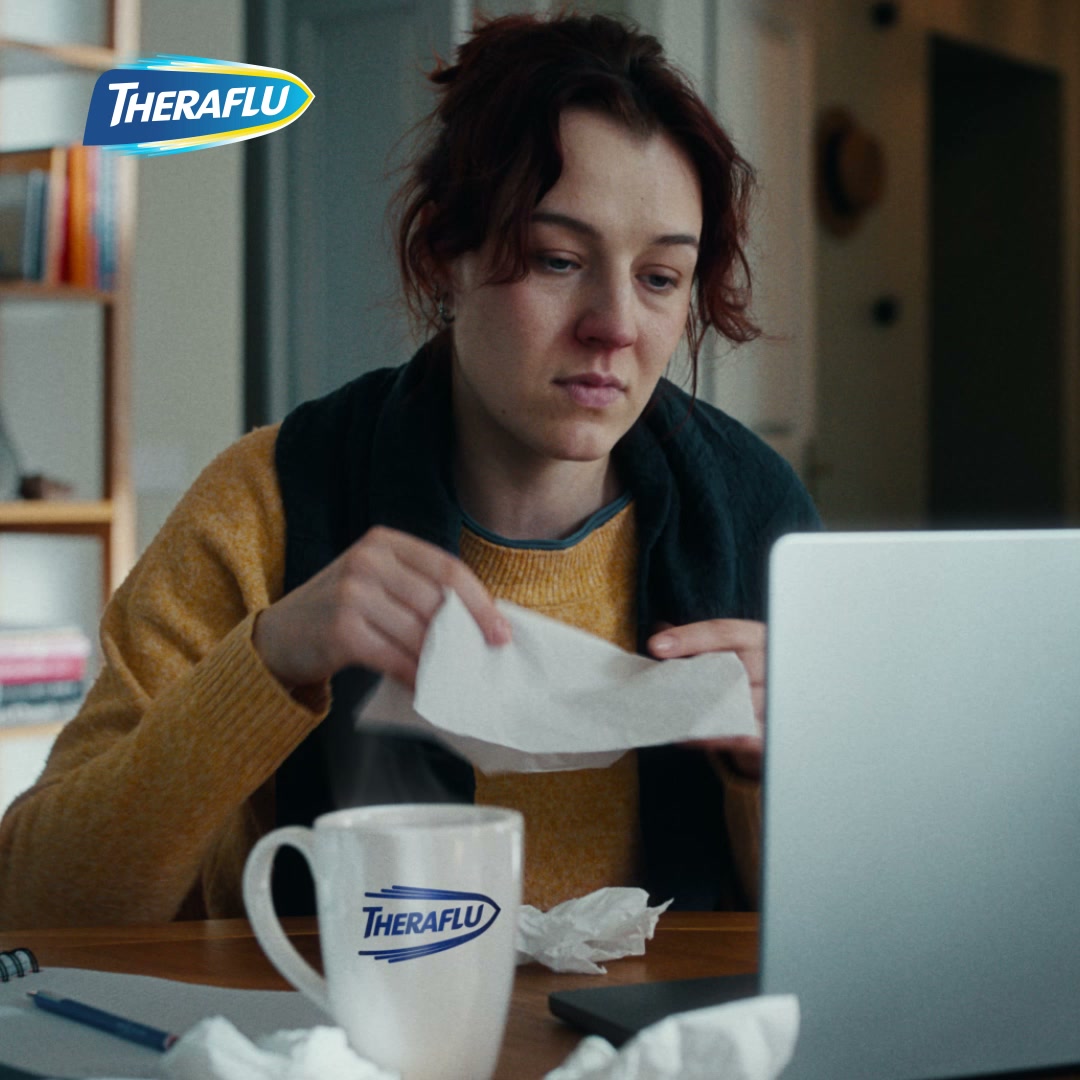 Theraflu Lithuania Facebook ad: Jėga, kuri palengvina