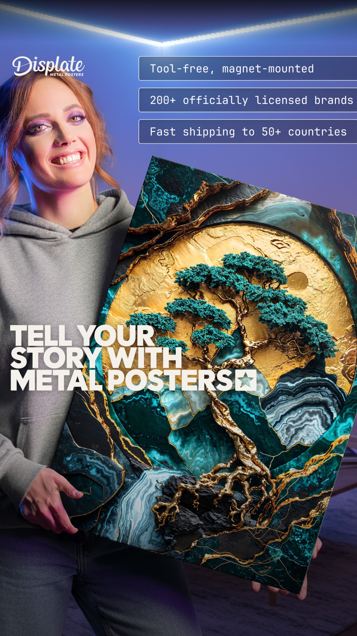 Displate Facebook ad