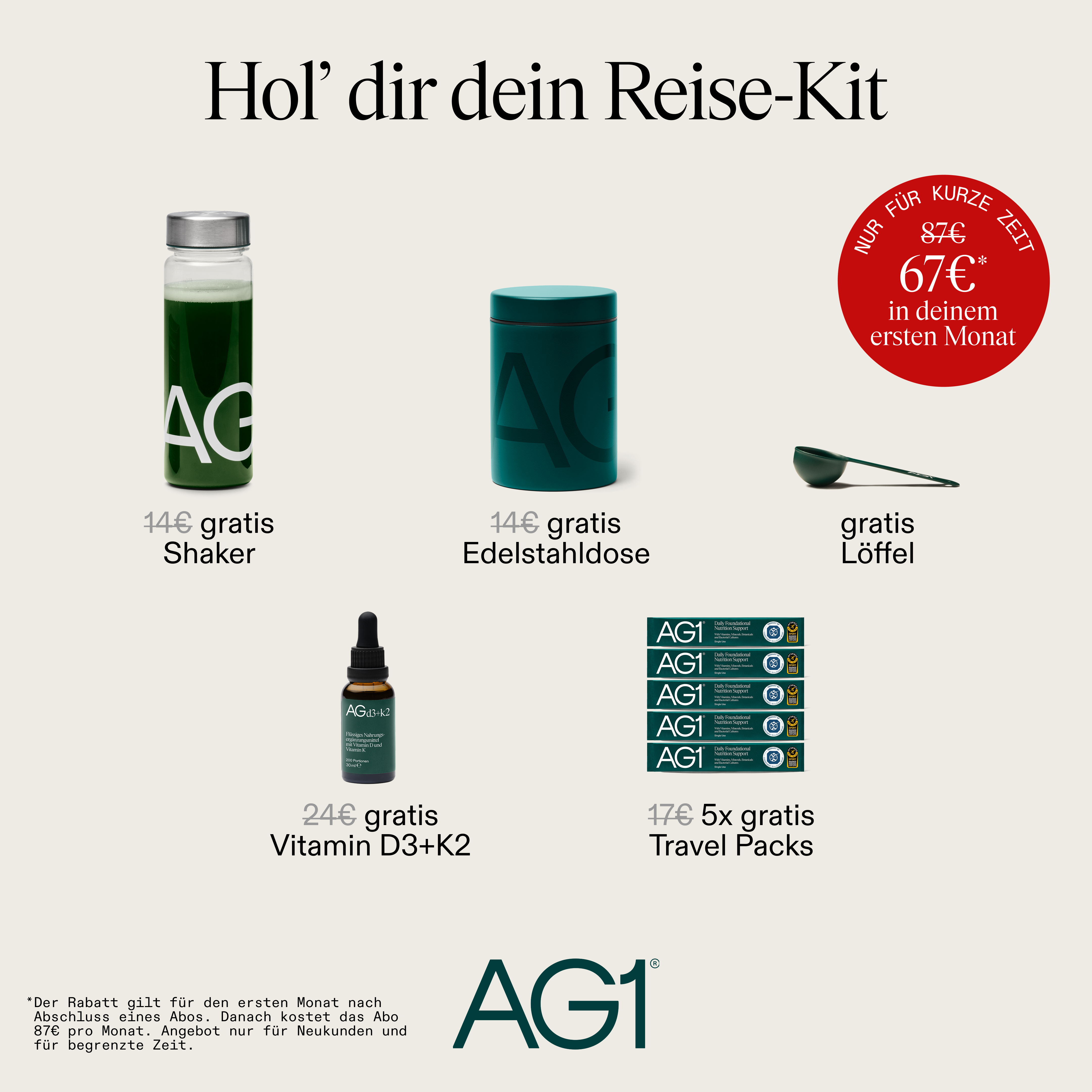 AG1 Deutschland Facebook ad