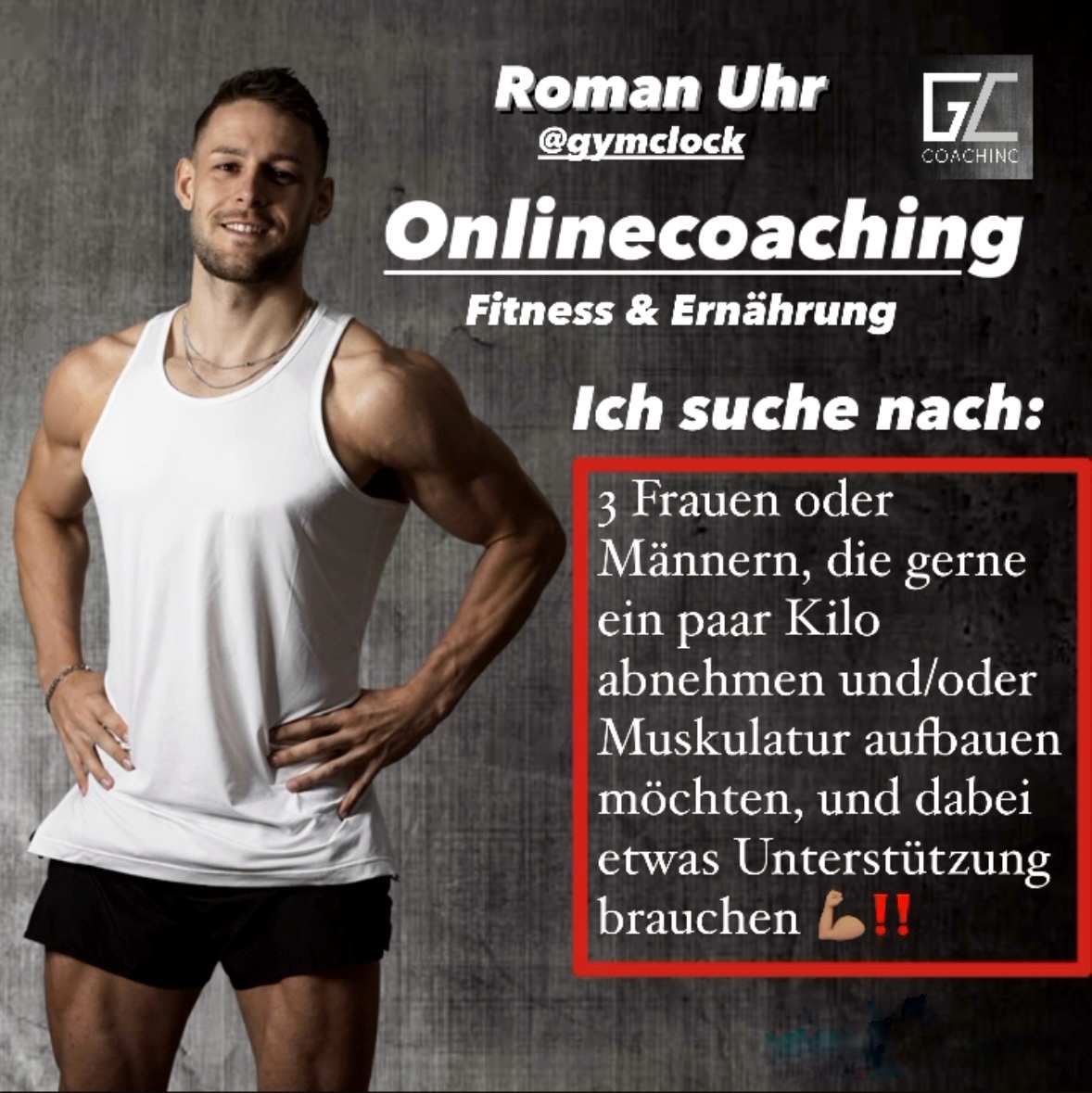 Roman Uhr Online Fitness- und Ernährungsberatung Facebook ad from May 27, 2026