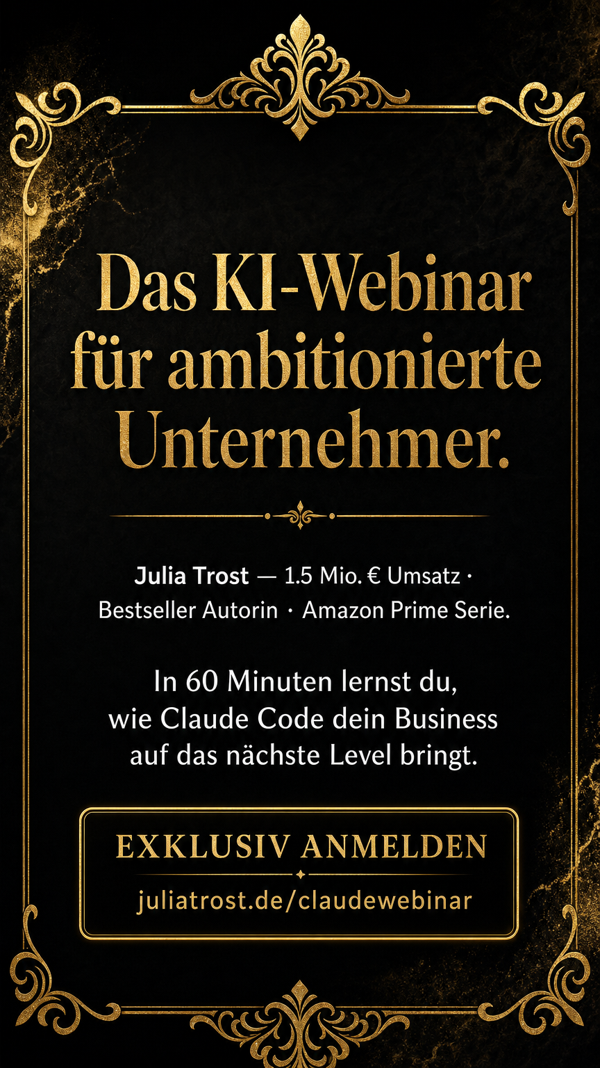 Julia Trost - Online Unternehmensaufbau Facebook ad