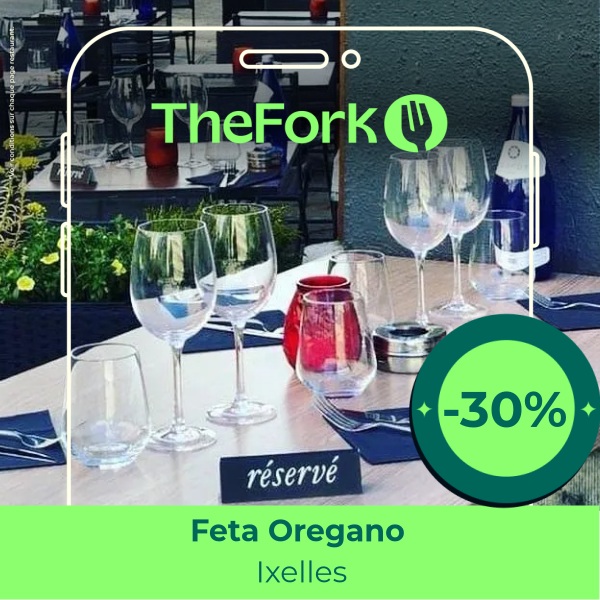 TheFork.be Facebook ad: Réservez maintenant!