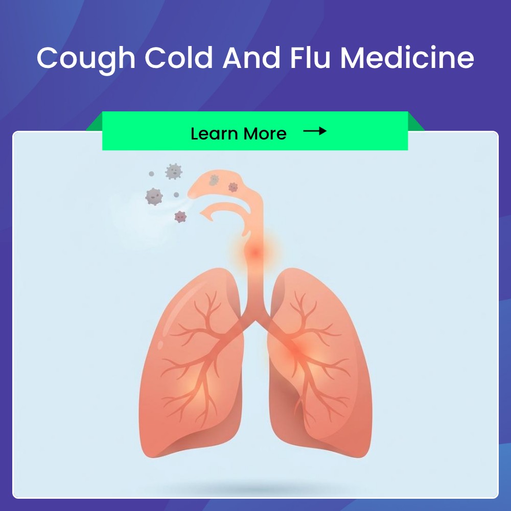 Glowishly Facebook ad: Cough Cold And Flu Medicine.