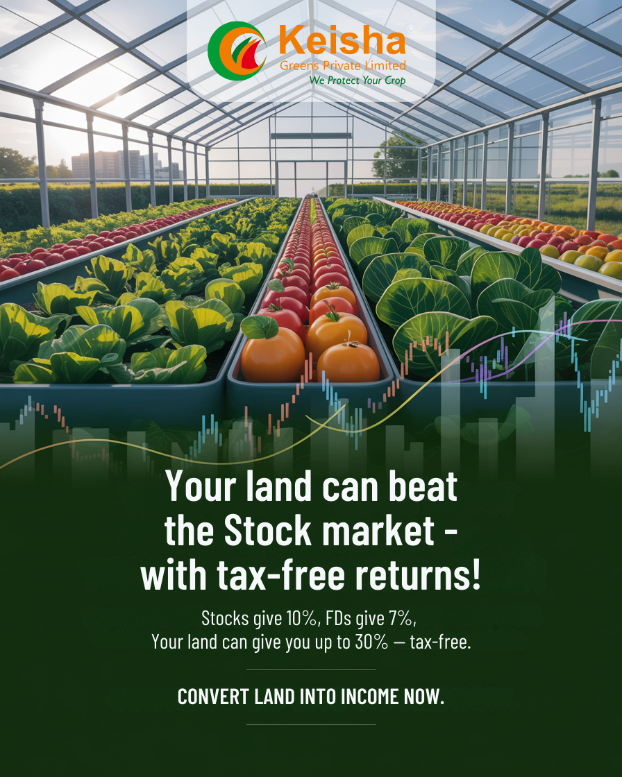 Keisha Greens Pvt Ltd. Facebook ad