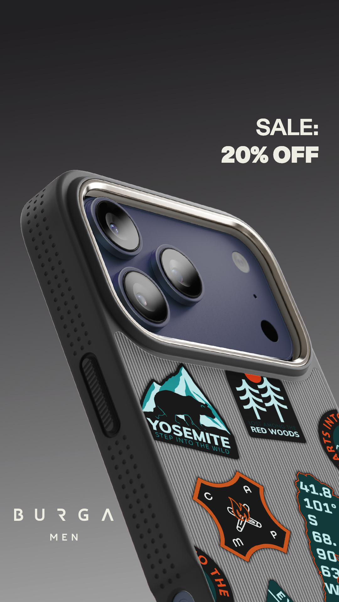 BURGA Cases Facebook ad