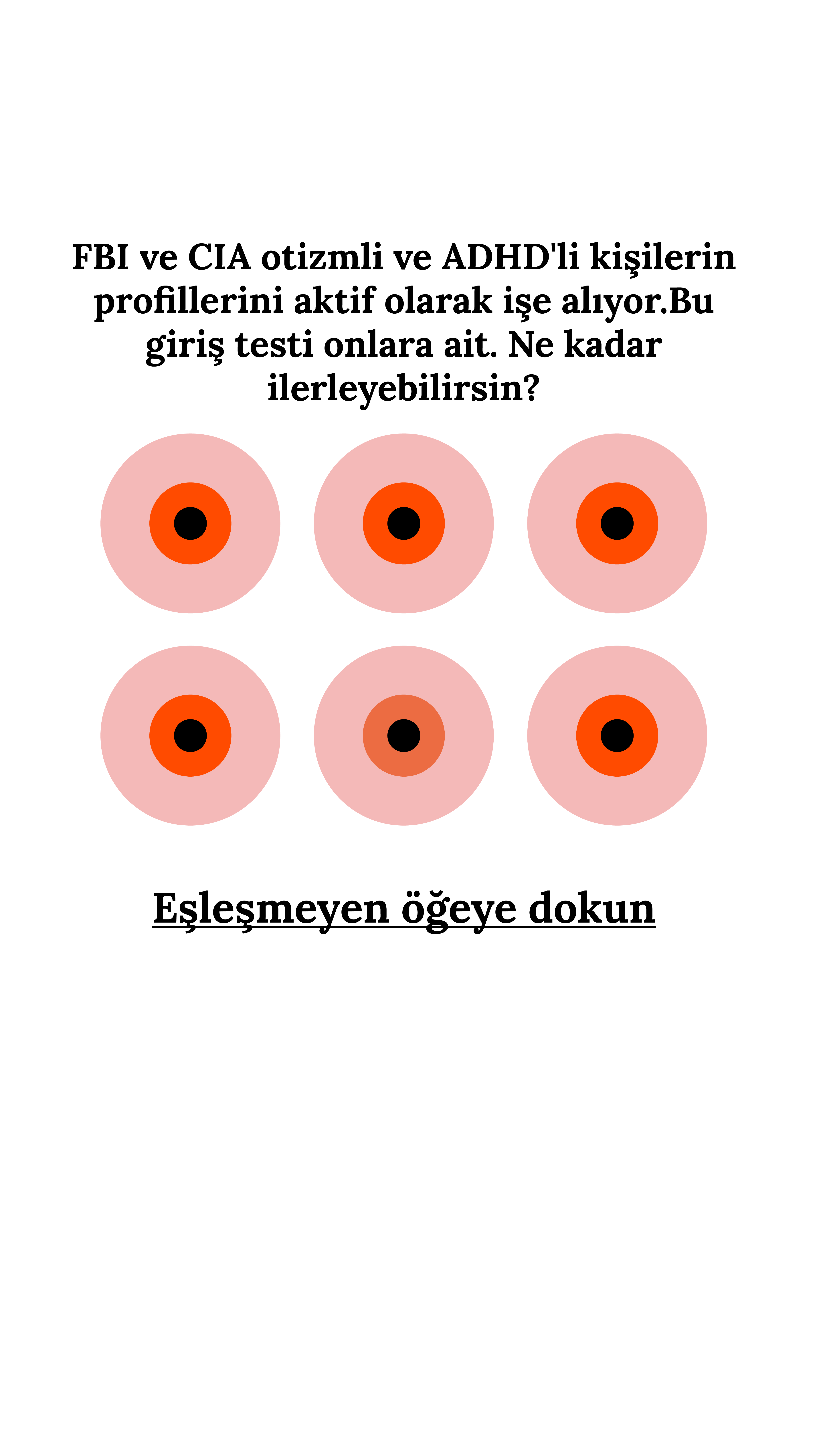 International Brain Test Facebook ad