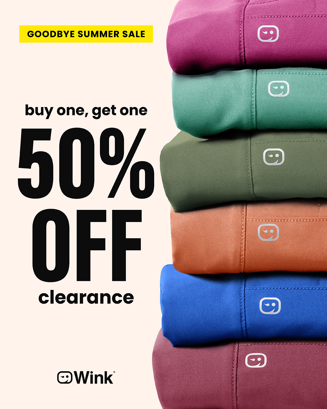 Wink Scrubs Facebook ad