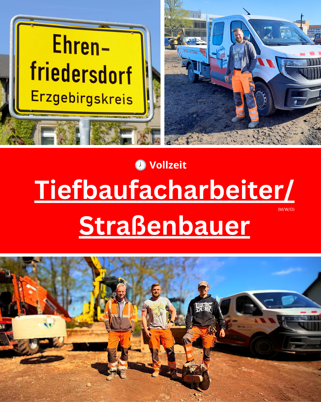 EBG Bau GmbH Facebook ad: Keine Montage!