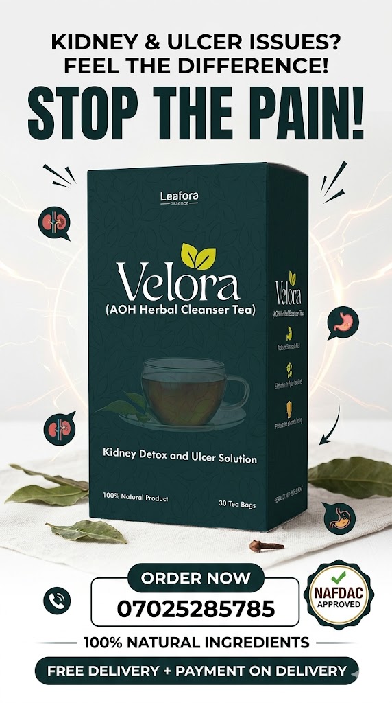 Leafora Essence Facebook ad: STOP ULCER PAINS AND SAVE YOUR KIDNEYS BEFORE IT'S TOO LATE!