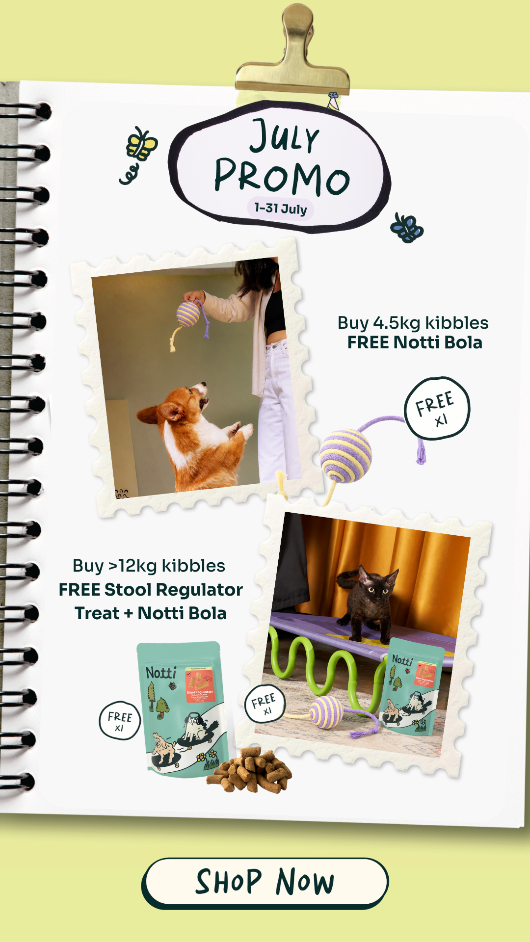 Notti Pet Food Facebook ad