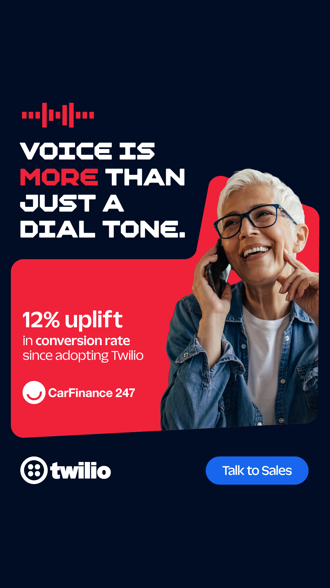 Twilio Facebook ad