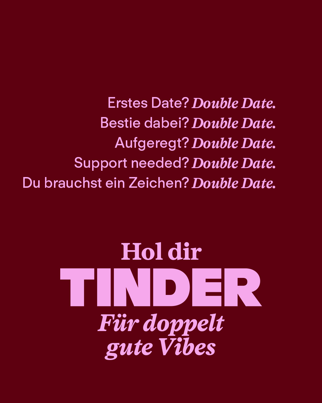 Tinder Germany Facebook ad