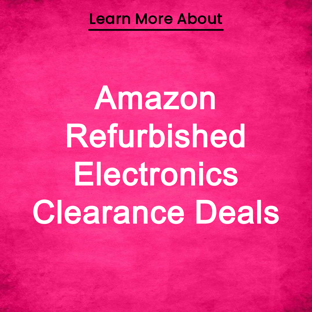 Wellgroomed Illinformed Facebook ad: Learn More About Amazon Refurbished Electronics Clearance…