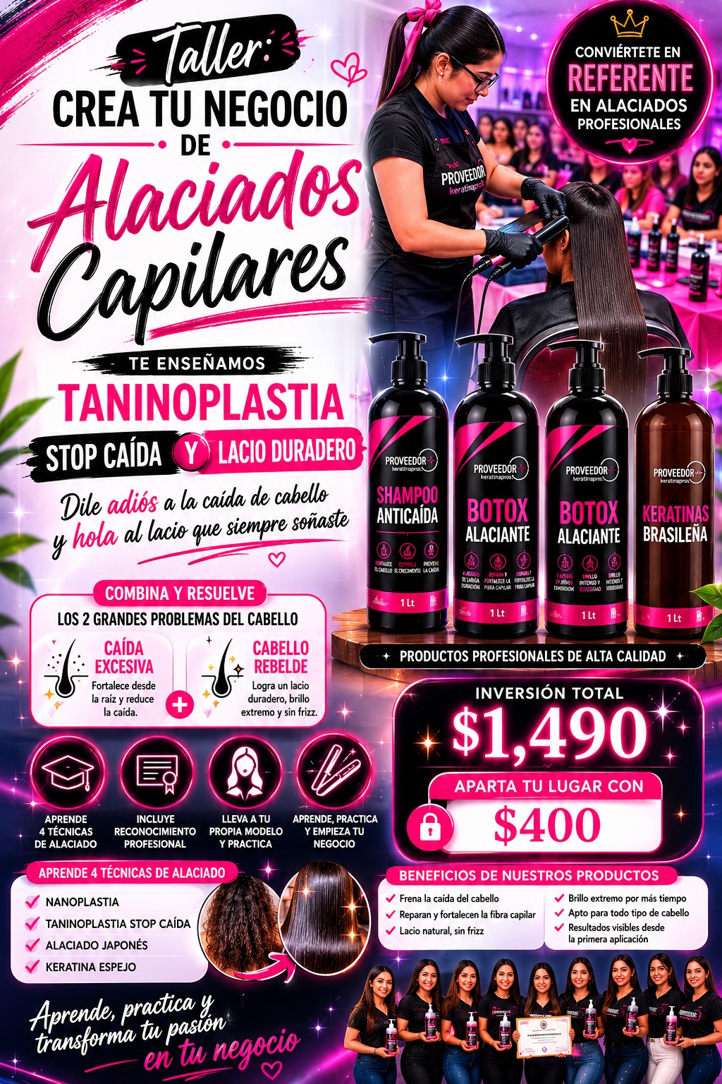 Keratinas de calidad a mayoreo Facebook ad: Kit de inicio Rapido | Proveedor de keratinas