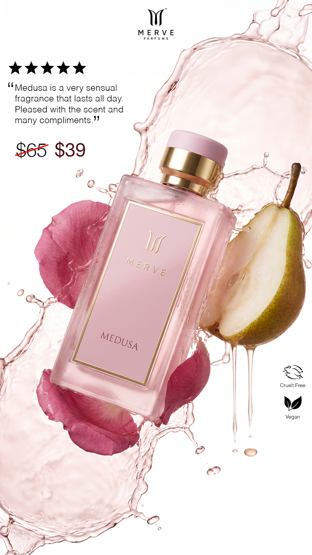 Merve Perfumes US Facebook ad from Jul 12, 2026