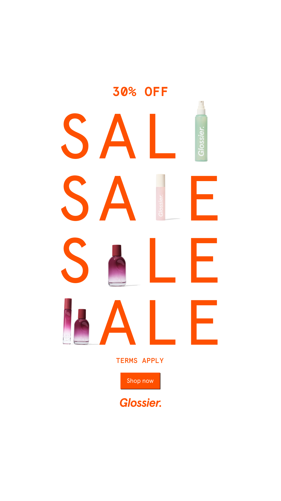 Glossier Facebook ad