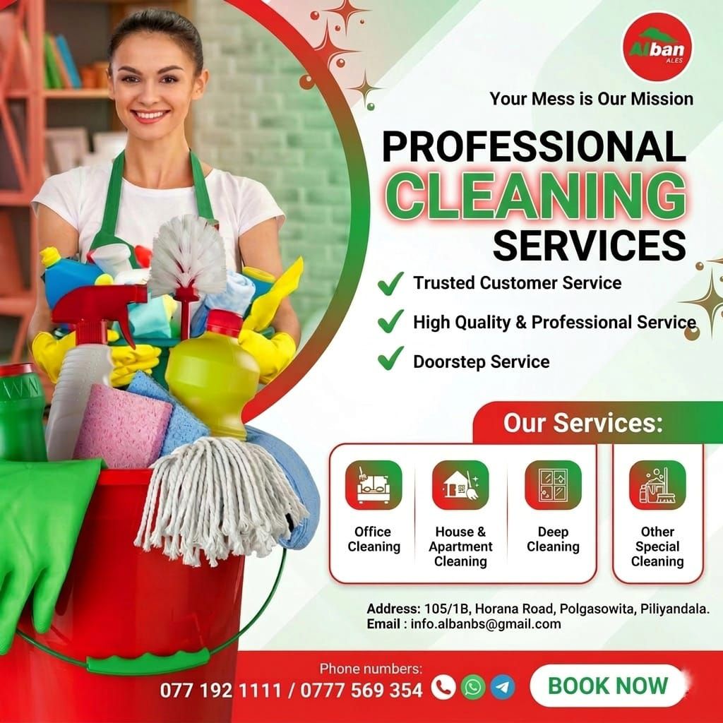Alban Environmental Solutions Facebook ad: Cleaning Service - ALES