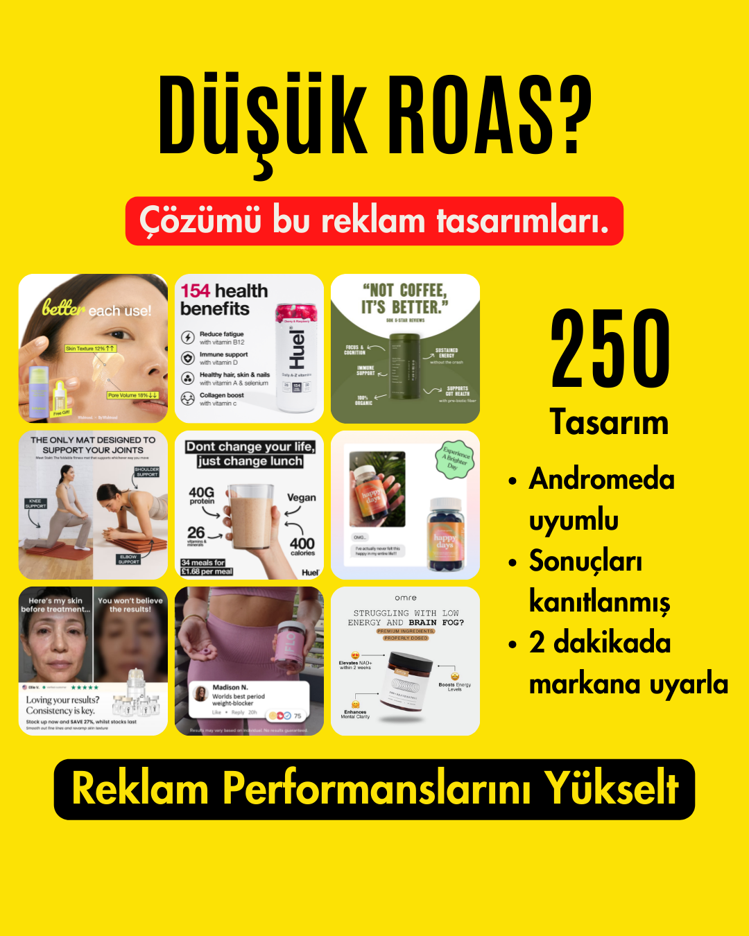 Sınırsız Müşteri Facebook ad: E-Ticaret Siteleri için Andromeda Uyumlu 250 Reklam Tasarımı
