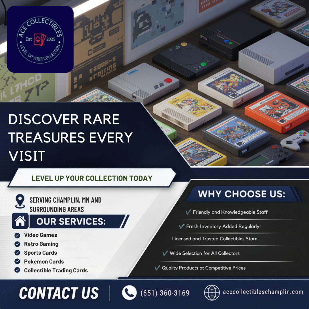Ace Collectibles Facebook ad: Every Visit is a New Discovery at Ace…