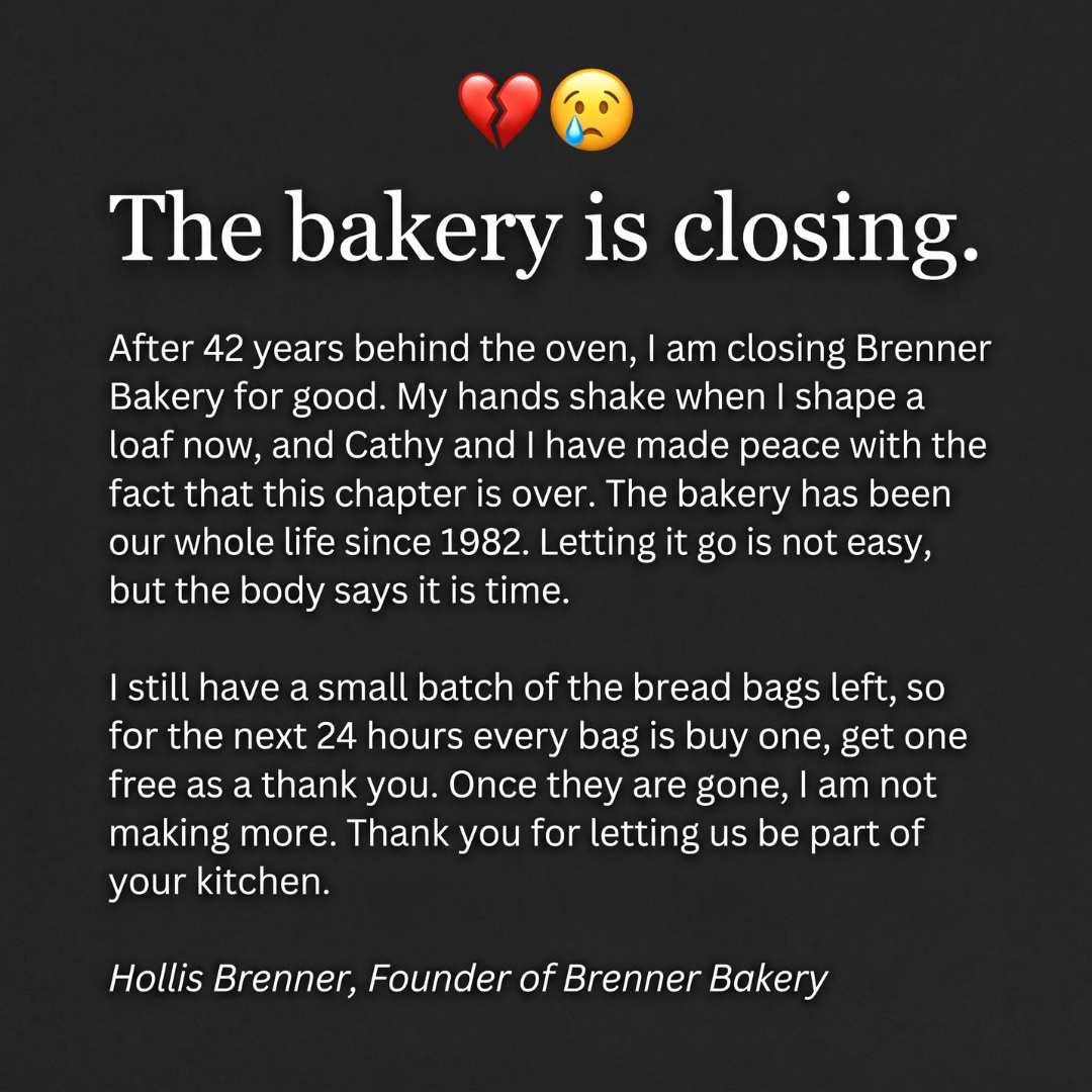 Brenners Bakery Facebook ad