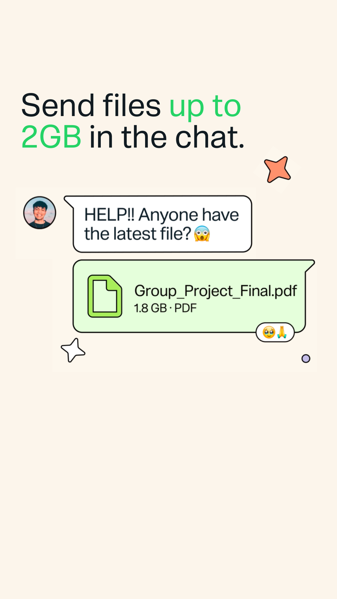 WhatsApp Facebook ad