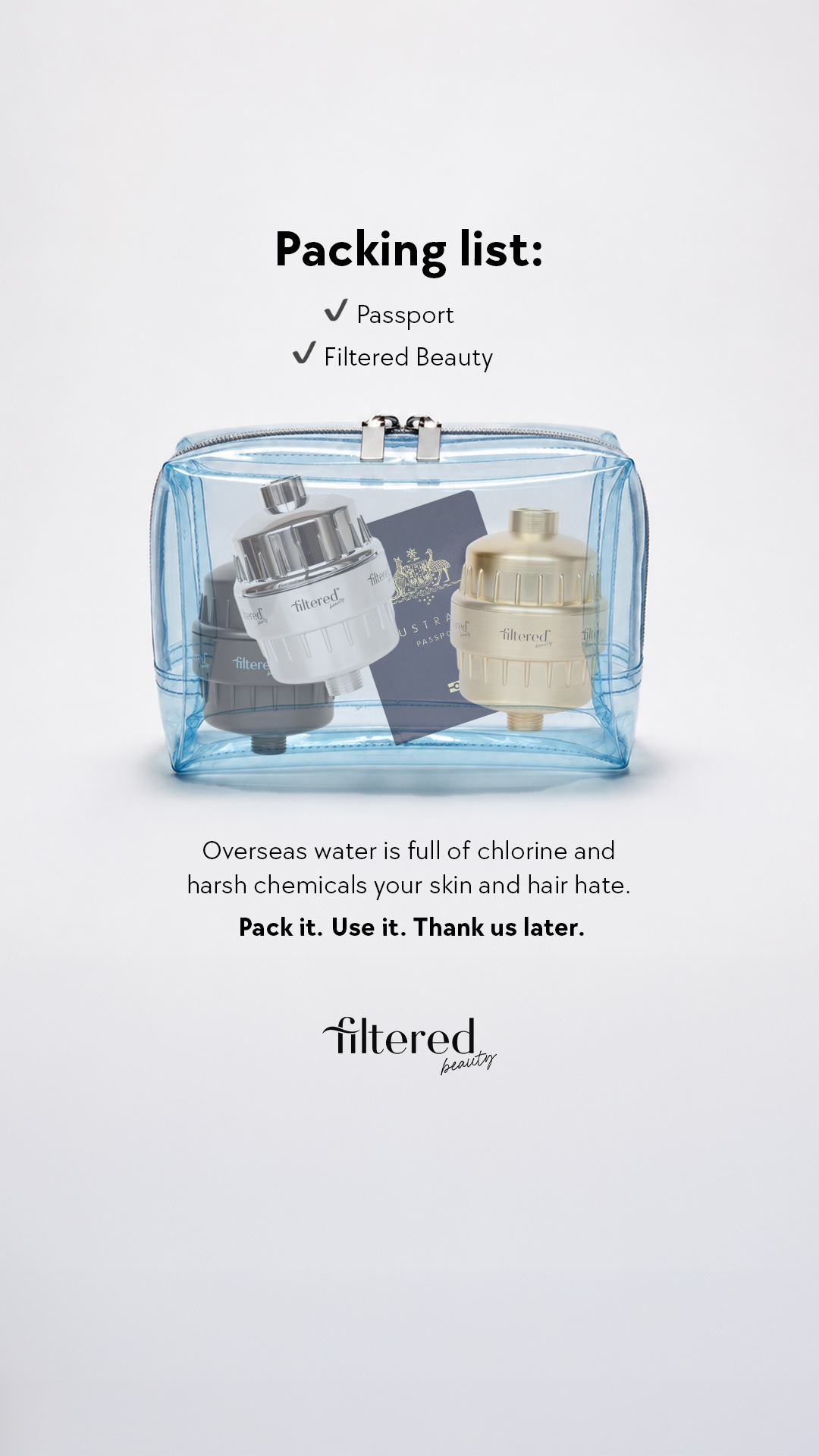 Filtered Beauty Facebook ad