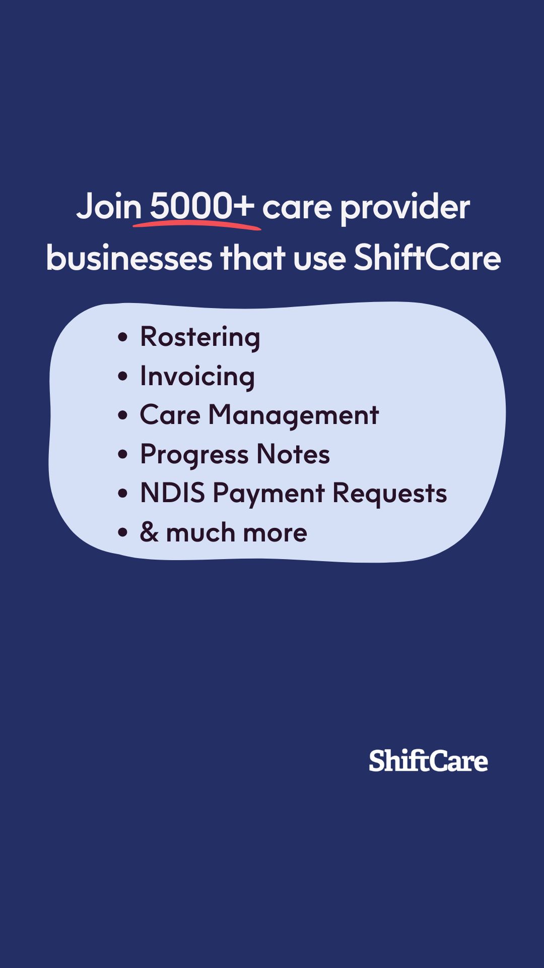 ShiftCare Facebook ad