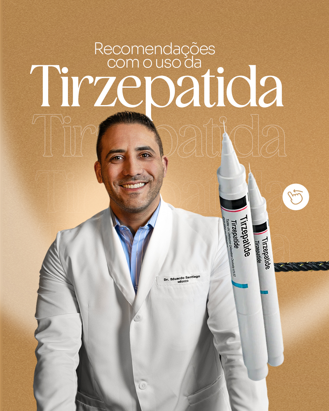 Dr. Eduardo Santiago Facebook ad: Tirzepatida sozinha não faz milagre!