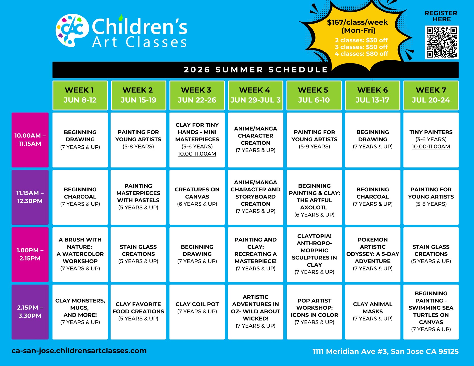 Children’s Art Classes - San Jose Facebook ad: Painting Lessons & Artistic Classes | Children's Art…