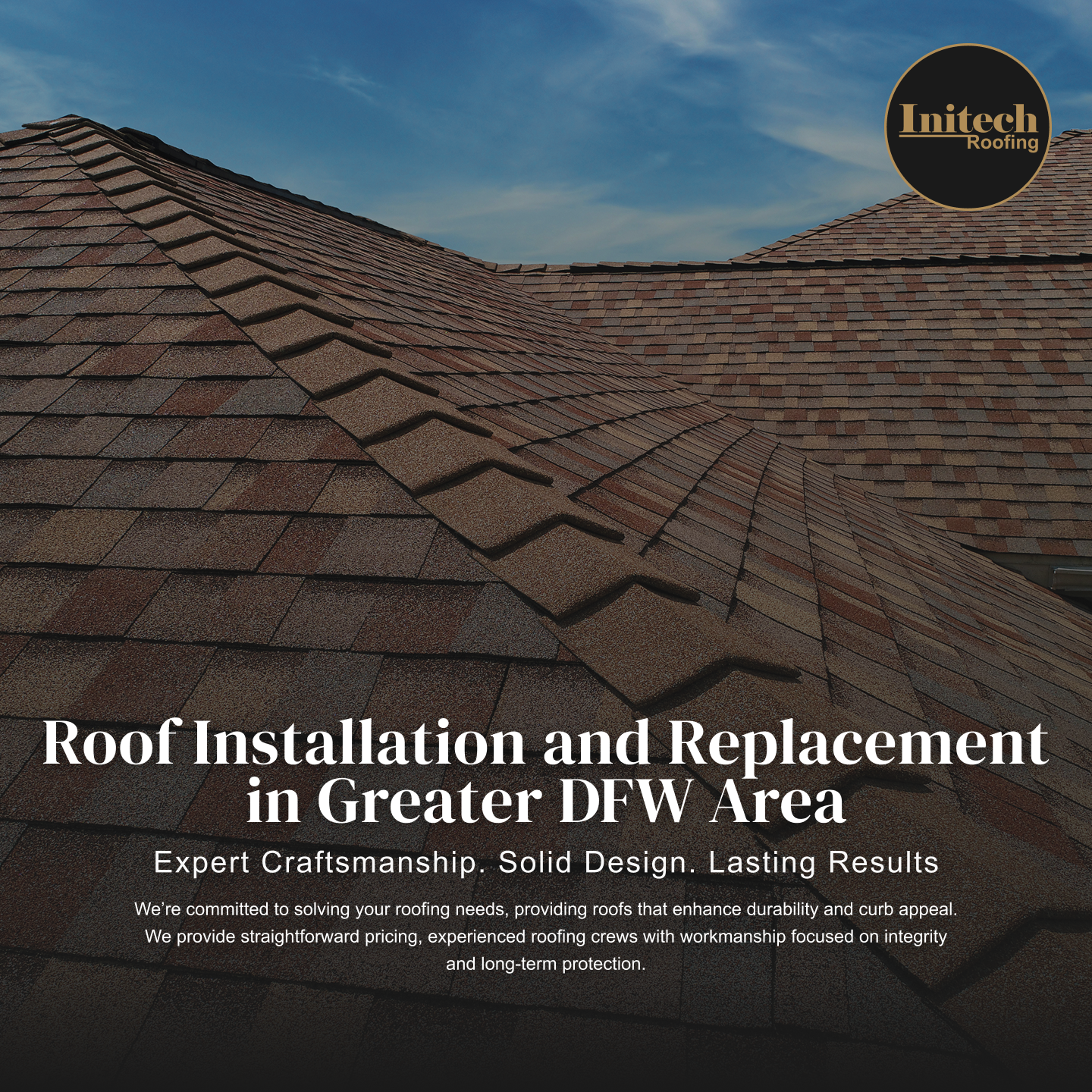 Initech Roofing, Inc Facebook ad